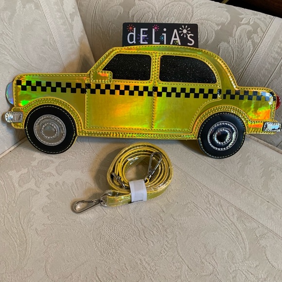 dELiA*s Handbags - DELiAs x Dolls Kill Taxi Cab Novelty Crossbody Shoulder Bag Purse NWT